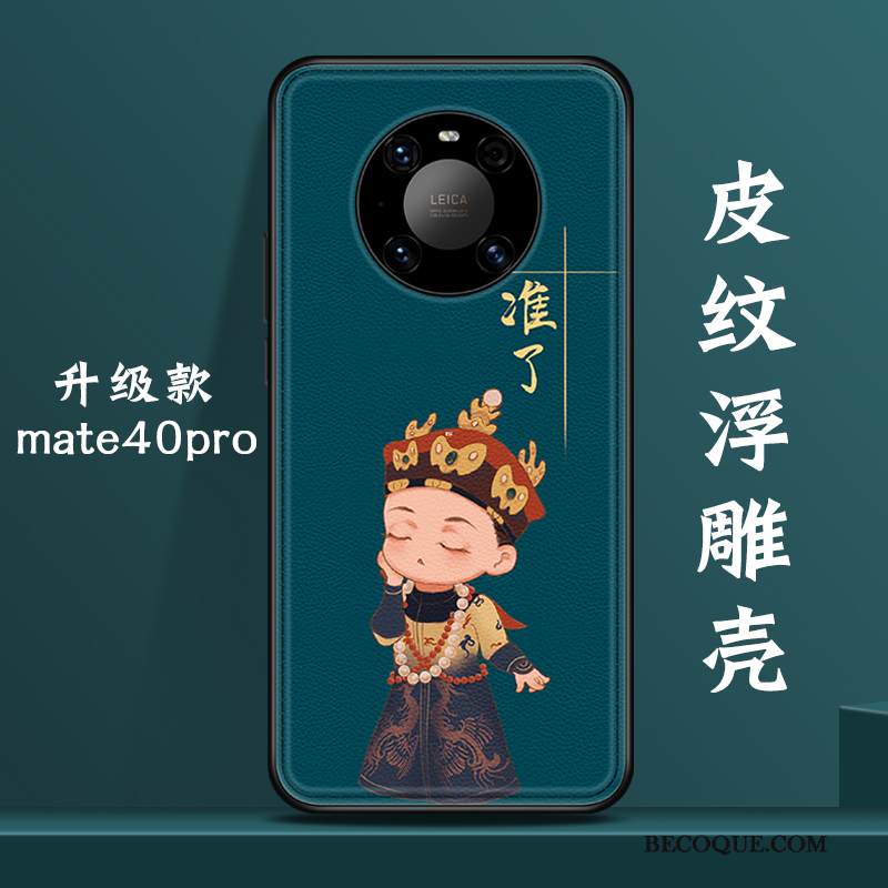 Kuori Huawei Mate 40 Pro Laukut Persoonallisuus Murtumaton, Kotelo Huawei Mate 40 Pro Luova Sininen Puhelimen Kuoret