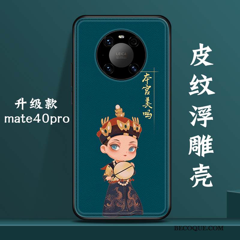 Kuori Huawei Mate 40 Pro Laukut Persoonallisuus Murtumaton, Kotelo Huawei Mate 40 Pro Luova Sininen Puhelimen Kuoret