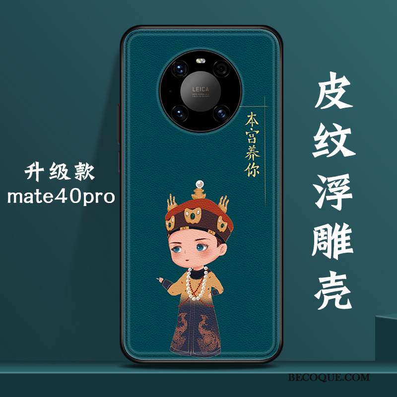 Kuori Huawei Mate 40 Pro Laukut Persoonallisuus Murtumaton, Kotelo Huawei Mate 40 Pro Luova Sininen Puhelimen Kuoret