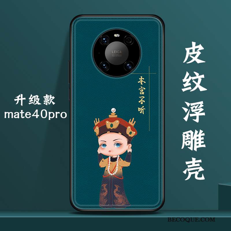 Kuori Huawei Mate 40 Pro Laukut Persoonallisuus Murtumaton, Kotelo Huawei Mate 40 Pro Luova Sininen Puhelimen Kuoret
