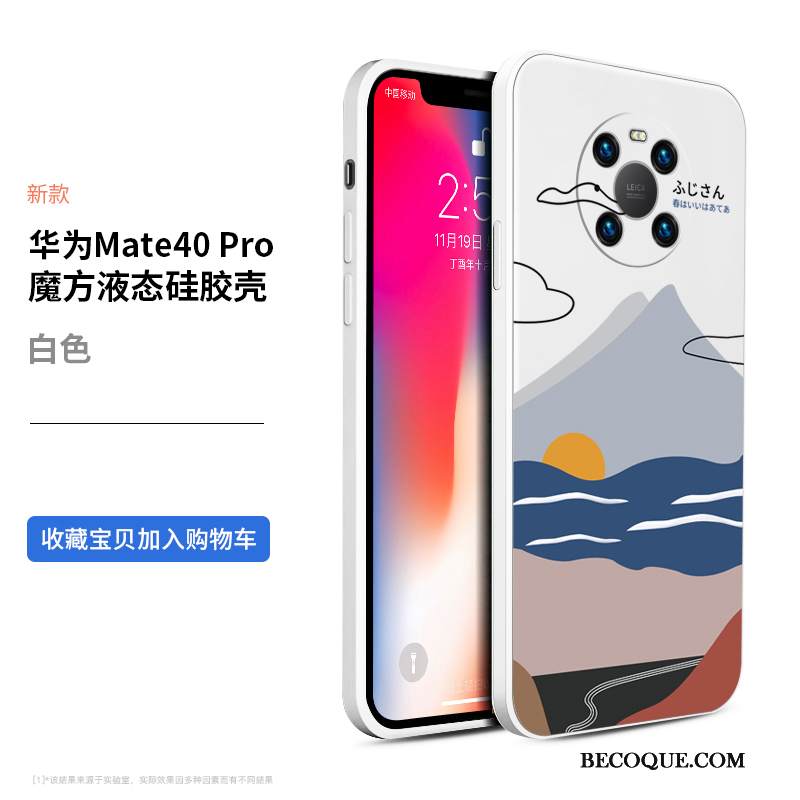 Kuori Huawei Mate 40 Pro Laukut Tide-brändi Puhelimen Kuoret, Kotelo Huawei Mate 40 Pro Silikoni Murtumaton Uusi