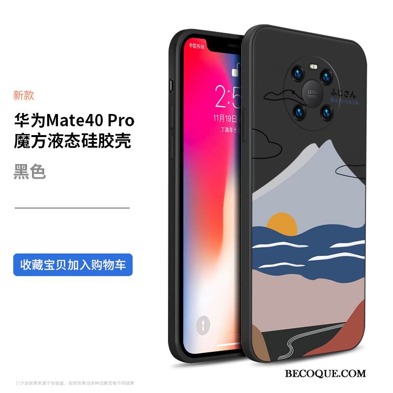 Kuori Huawei Mate 40 Pro Laukut Tide-brändi Puhelimen Kuoret, Kotelo Huawei Mate 40 Pro Silikoni Murtumaton Uusi