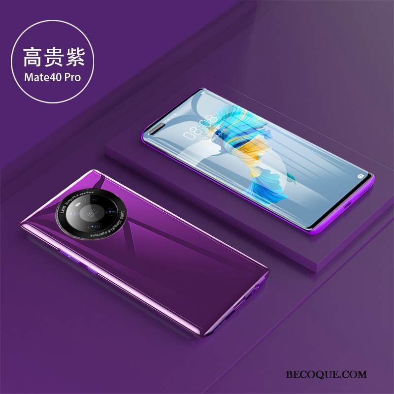 Kuori Huawei Mate 40 Pro Ohut Peili, Kotelo Huawei Mate 40 Pro Ultra Valkoinen