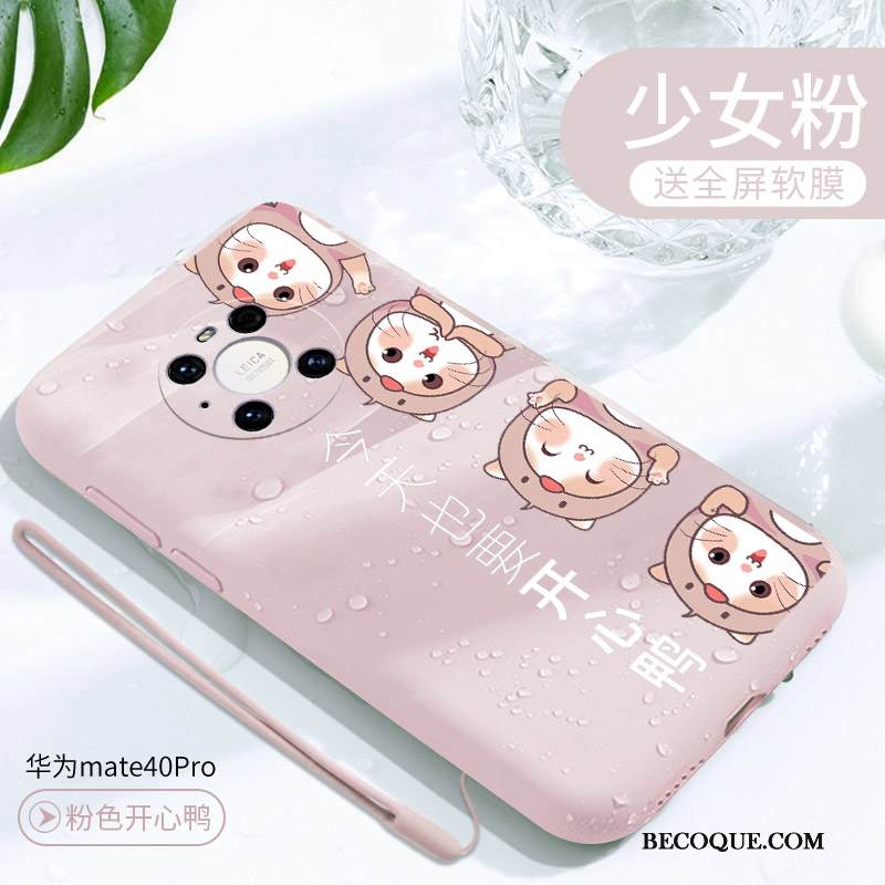 Kuori Huawei Mate 40 Pro Silikoni Net Red Ultra, Kotelo Huawei Mate 40 Pro Laukut Puhelimen Kuoret Persoonallisuus