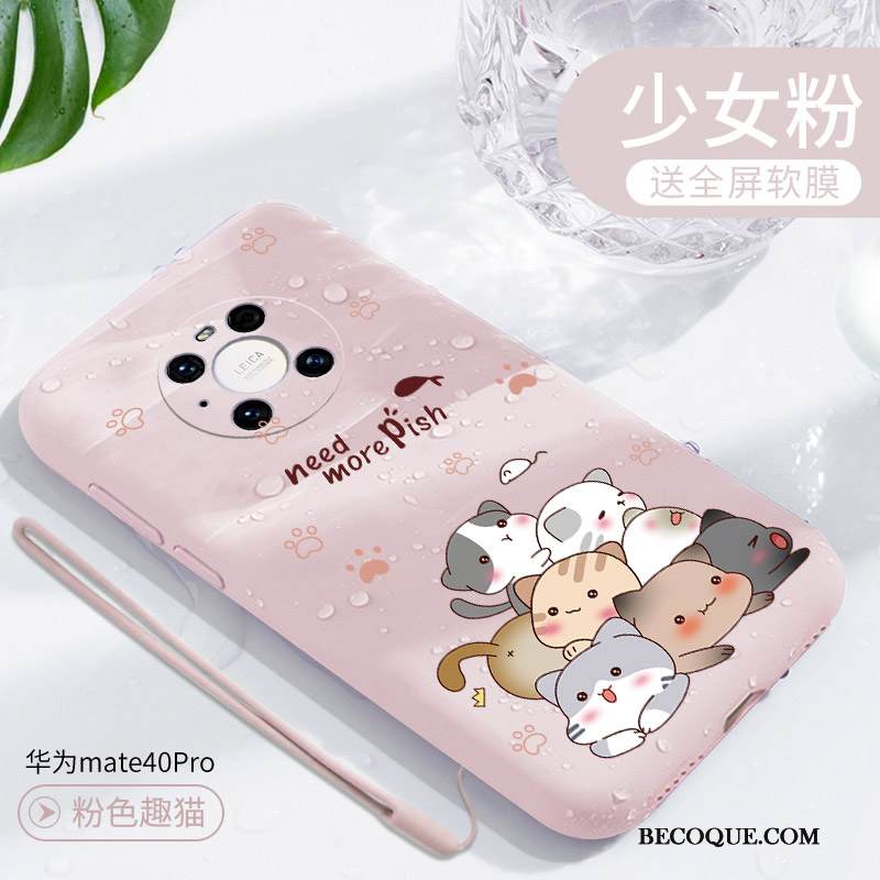 Kuori Huawei Mate 40 Pro Silikoni Net Red Ultra, Kotelo Huawei Mate 40 Pro Laukut Puhelimen Kuoret Persoonallisuus