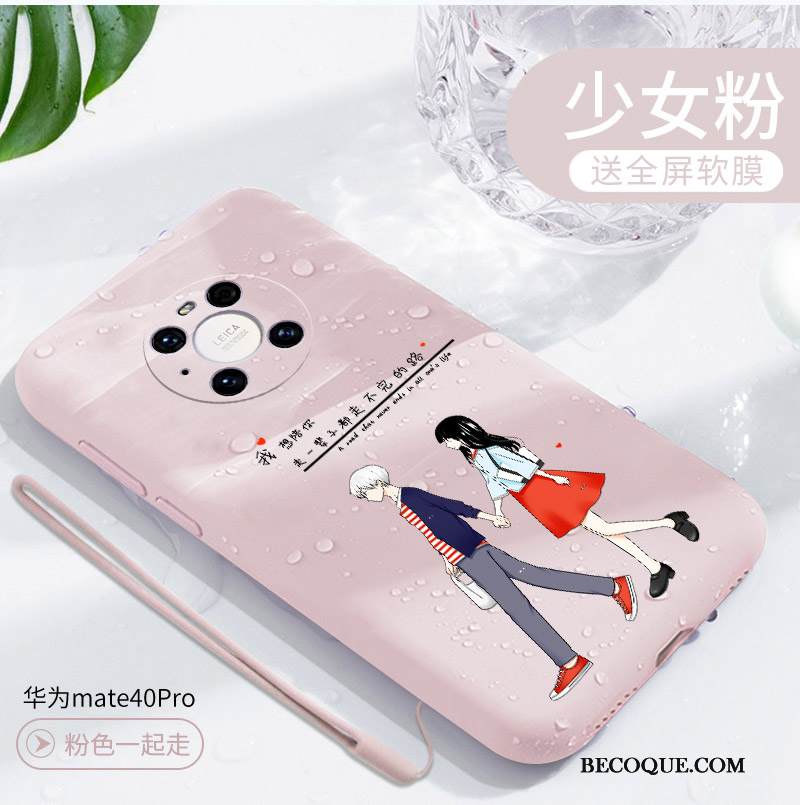 Kuori Huawei Mate 40 Pro Silikoni Net Red Ultra, Kotelo Huawei Mate 40 Pro Laukut Puhelimen Kuoret Persoonallisuus