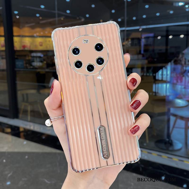 Kuori Huawei Mate 40 Pro+ Silikoni Oranssi Yksinkertainen, Kotelo Huawei Mate 40 Pro+ Laukut Persoonallisuus Tide-brändi