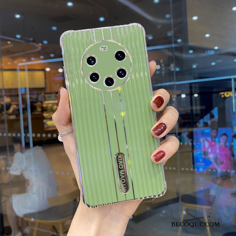 Kuori Huawei Mate 40 Pro+ Silikoni Oranssi Yksinkertainen, Kotelo Huawei Mate 40 Pro+ Laukut Persoonallisuus Tide-brändi