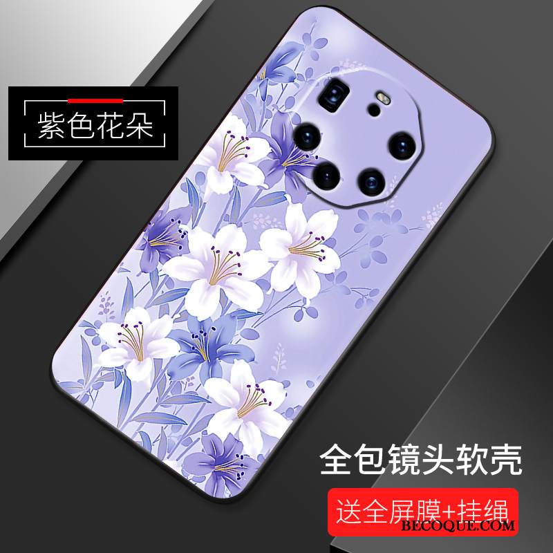 Kuori Huawei Mate 40 Rs Laukut Yksinkertainen Murtumaton, Kotelo Huawei Mate 40 Rs Sarjakuva Rakastunut Pesty Suede