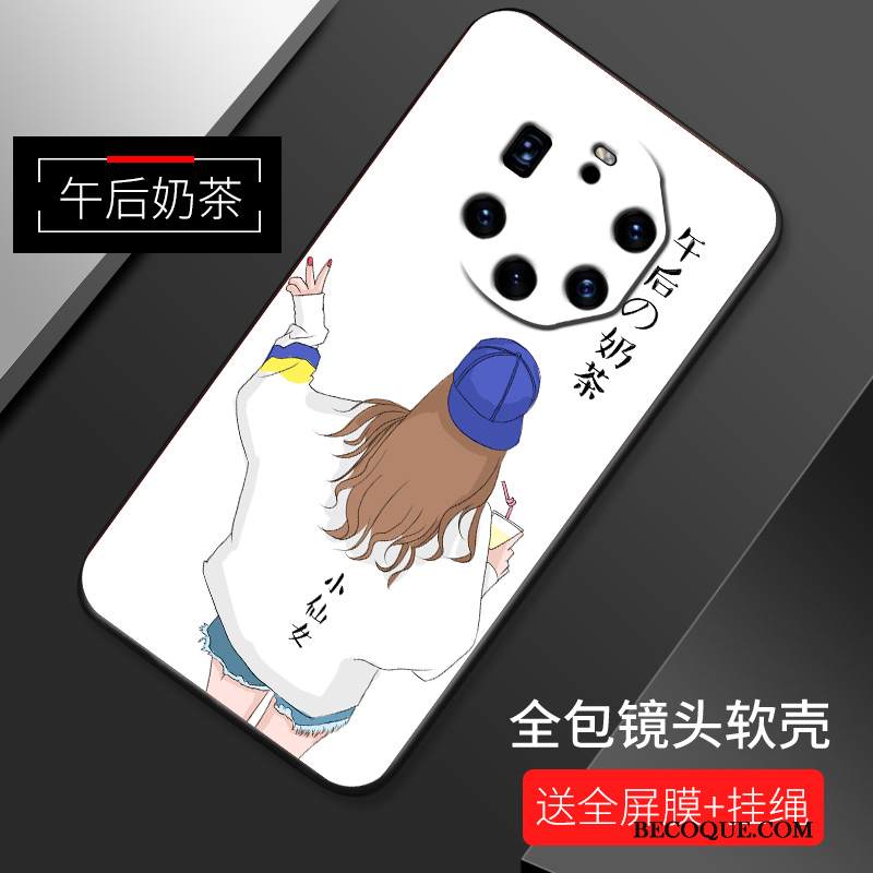 Kuori Huawei Mate 40 Rs Laukut Yksinkertainen Trendi, Kotelo Huawei Mate 40 Rs Pehmeä Neste Pesty Suede Puhelimen Kuoret