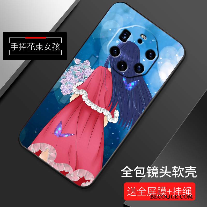 Kuori Huawei Mate 40 Rs Laukut Yksinkertainen Trendi, Kotelo Huawei Mate 40 Rs Pehmeä Neste Pesty Suede Puhelimen Kuoret