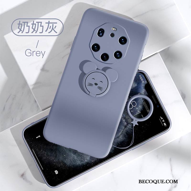 Kuori Huawei Mate 40 Rs Pehmeä Neste Puhelimen Kuoret Harmaa, Kotelo Huawei Mate 40 Rs Silikoni Murtumaton