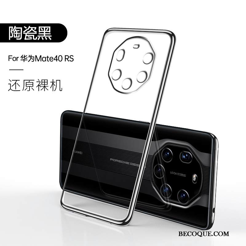 Kuori Huawei Mate 40 Rs Suojaus Ohut Murtumaton, Kotelo Huawei Mate 40 Rs Luova Kevyt Läpinäkyvä