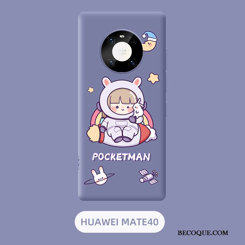 Kuori Huawei Mate 40 Sarjakuva Ultra Jauhe, Kotelo Huawei Mate 40 Silikoni Rakastunut Uusi