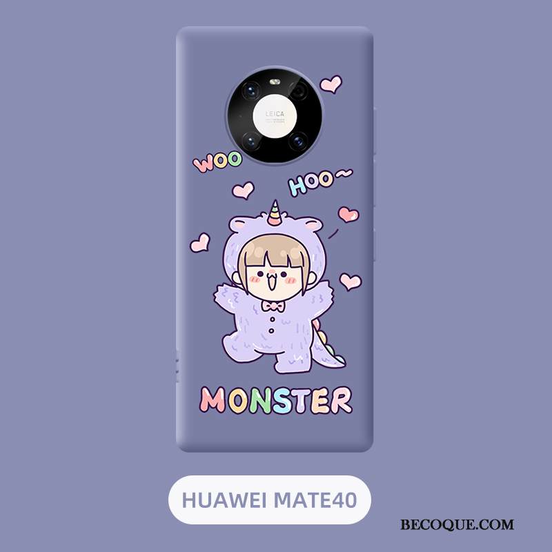 Kuori Huawei Mate 40 Sarjakuva Ultra Jauhe, Kotelo Huawei Mate 40 Silikoni Rakastunut Uusi