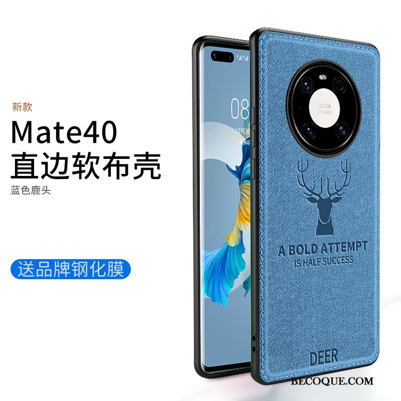 Kuori Huawei Mate 40 Silikoni Ylellisyys Ultra, Kotelo Huawei Mate 40 Suojaus Ohut Kukkakuvio