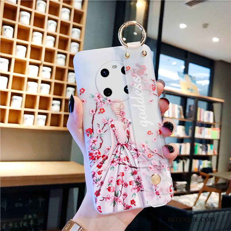 Kuori Huawei Mate 40 Suojaus Jauhe Puhelimen Kuoret, Kotelo Huawei Mate 40 Luova Läpinäkyvä Ripustettavat Koristeet