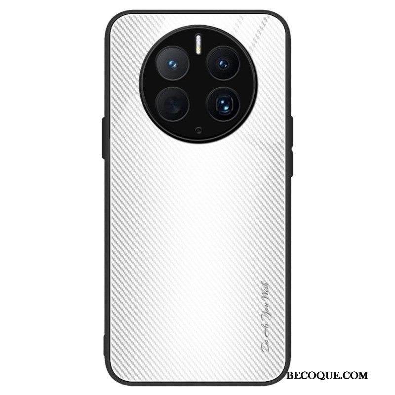 Kuori Huawei Mate 50 Pro Karkaistua Hiilikuitulasia