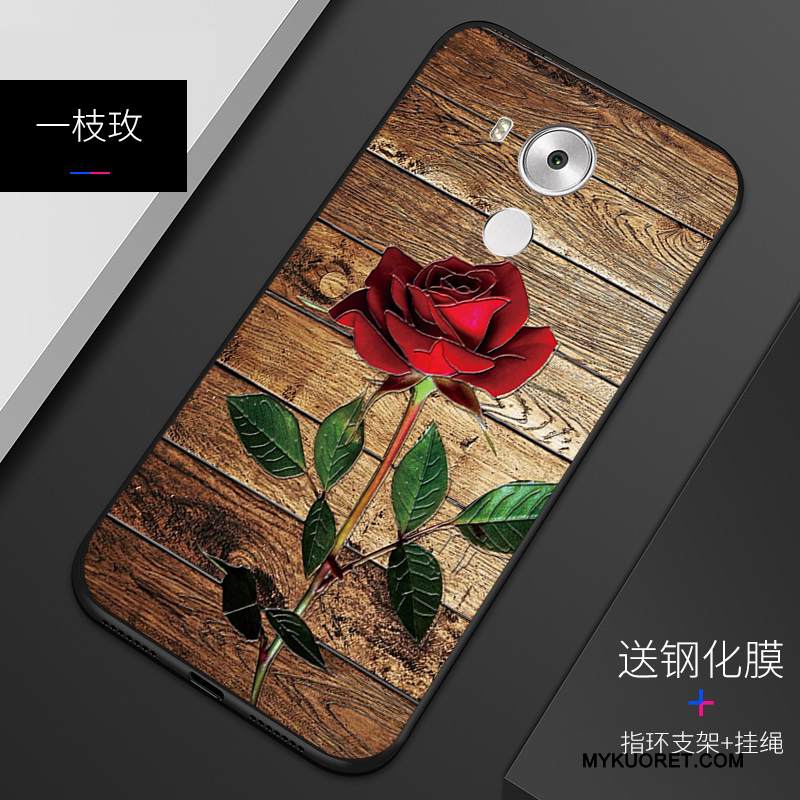 Kuori Huawei Mate 8 Kohokuviointi Murtumaton Malli, Kotelo Huawei Mate 8 Silikoni Persoonallisuus Sininen