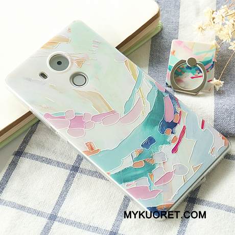 Kuori Huawei Mate 8 Kohokuviointi Puhelimen Kuoret Rengas, Kotelo Huawei Mate 8 Suojaus Murtumaton