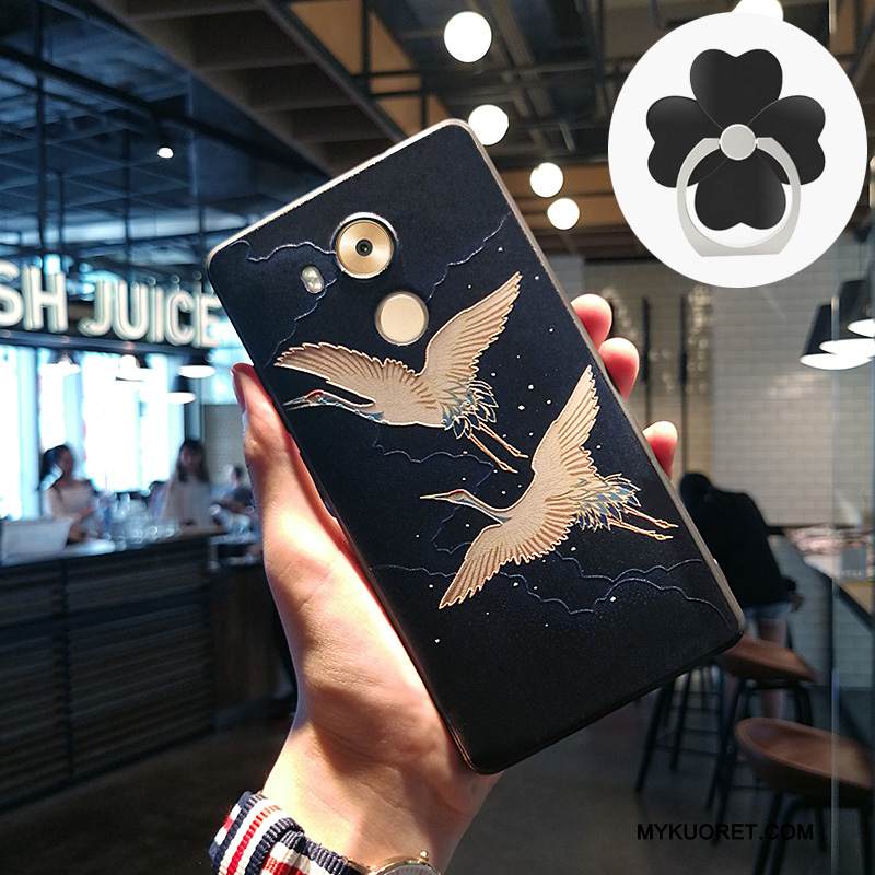 Kuori Huawei Mate 8 Kohokuviointi Puhelimen Kuoret Ripustettavat Koristeet, Kotelo Huawei Mate 8 Silikoni Trendi Murtumaton