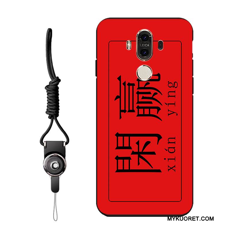 Kuori Huawei Mate 8 Kohokuviointi Punainen Puhelimen Kuoret, Kotelo Huawei Mate 8 Luova Trendi Persoonallisuus