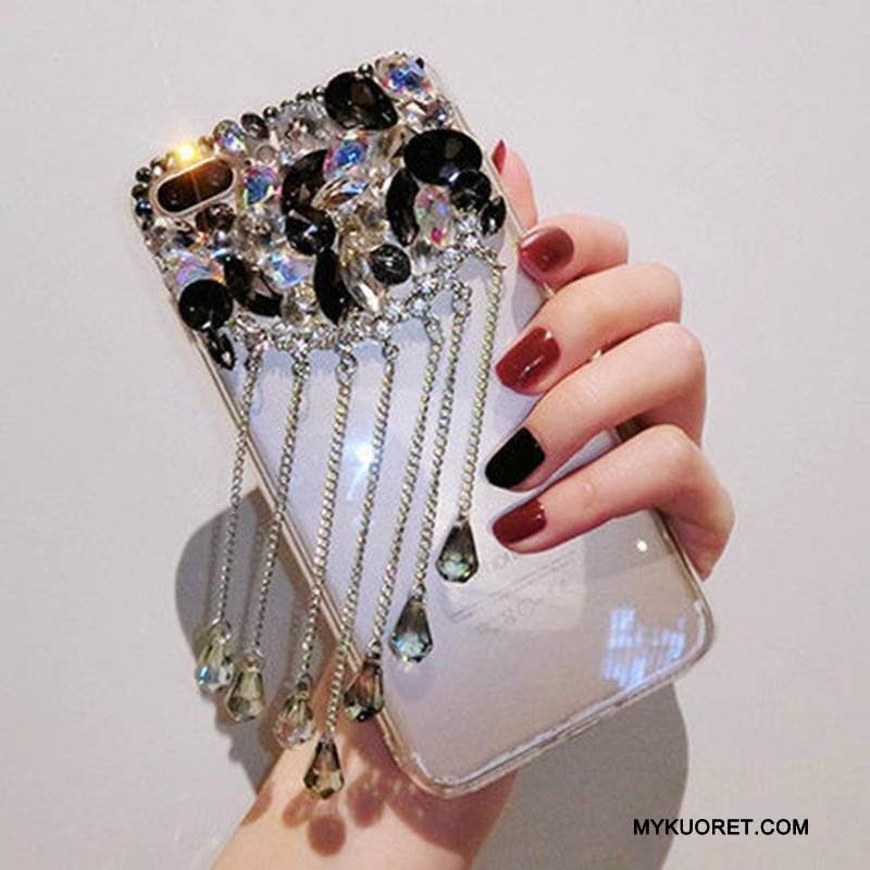 Kuori Huawei Mate 8 Laukut Kristalli Murtumaton, Kotelo Huawei Mate 8 Strassi Valkoinen Puhelimen Kuoret