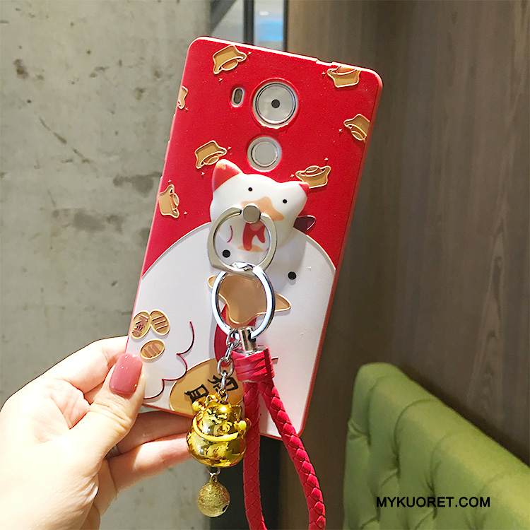 Kuori Huawei Mate 8 Laukut Puhelimen Kuoret Rikkaus, Kotelo Huawei Mate 8 Kohokuviointi Kissa Murtumaton