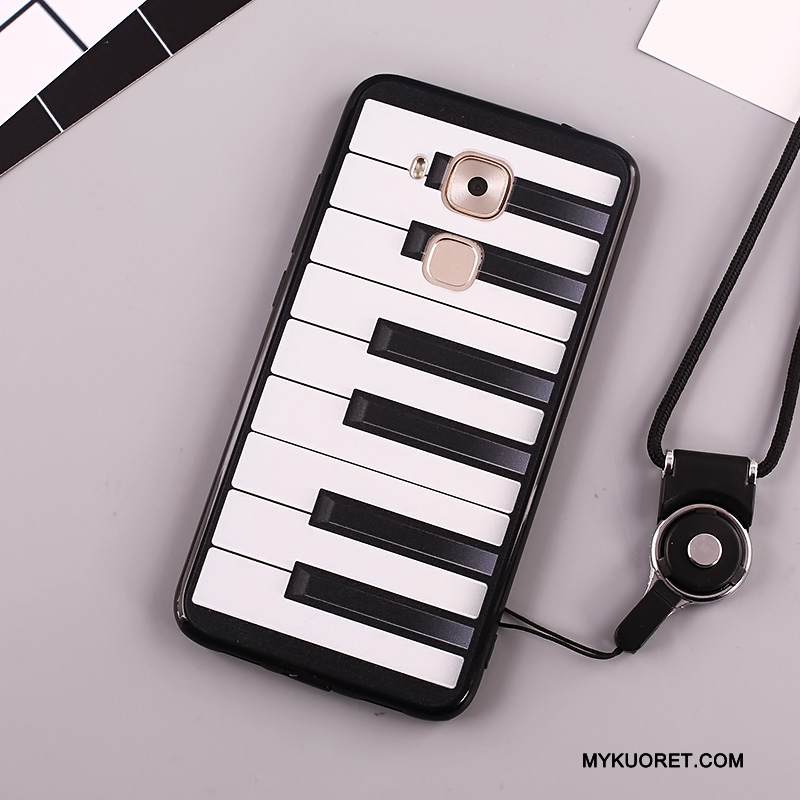 Kuori Huawei Mate 8 Maalaus Murtumaton Valkoinen, Kotelo Huawei Mate 8 Laukut Puhelimen Kuoret Ripustettavat Koristeet