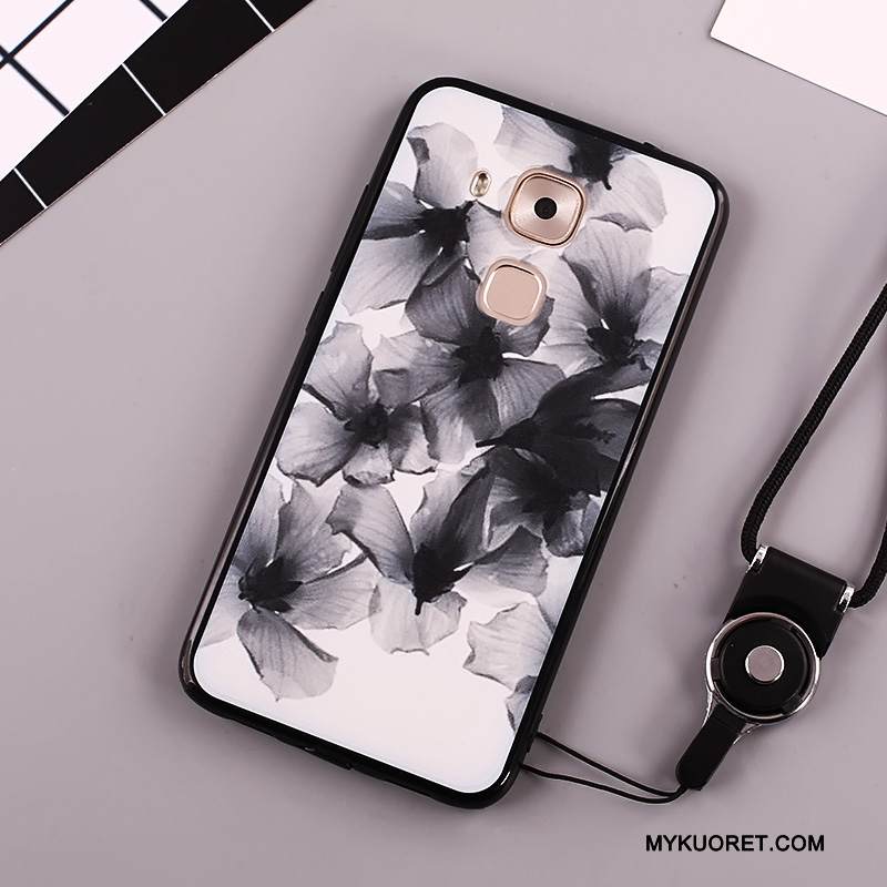 Kuori Huawei Mate 8 Maalaus Murtumaton Valkoinen, Kotelo Huawei Mate 8 Laukut Puhelimen Kuoret Ripustettavat Koristeet