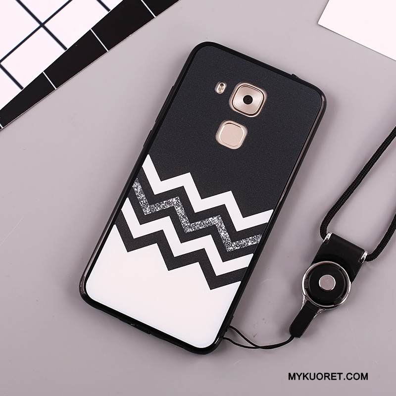 Kuori Huawei Mate 8 Maalaus Murtumaton Valkoinen, Kotelo Huawei Mate 8 Laukut Puhelimen Kuoret Ripustettavat Koristeet