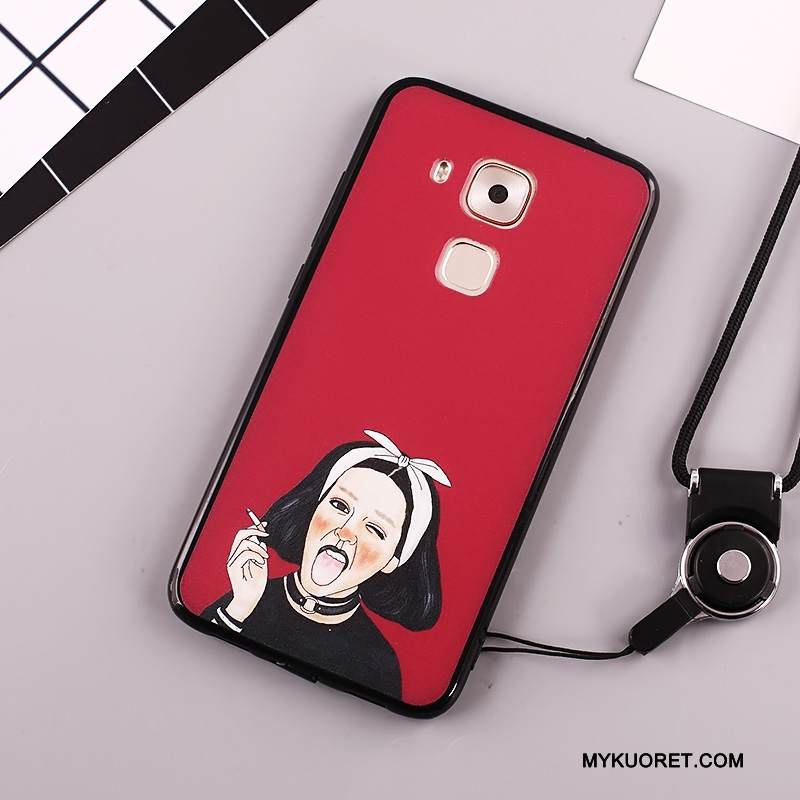 Kuori Huawei Mate 8 Maalaus Murtumaton Valkoinen, Kotelo Huawei Mate 8 Laukut Puhelimen Kuoret Ripustettavat Koristeet