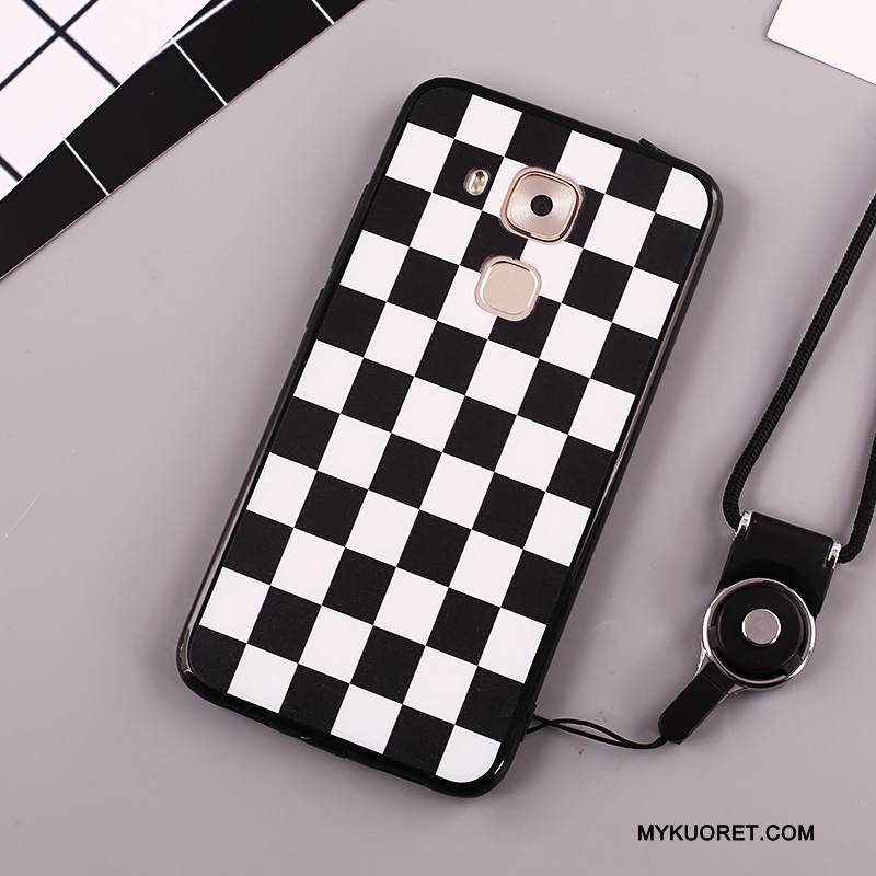 Kuori Huawei Mate 8 Maalaus Murtumaton Valkoinen, Kotelo Huawei Mate 8 Laukut Puhelimen Kuoret Ripustettavat Koristeet