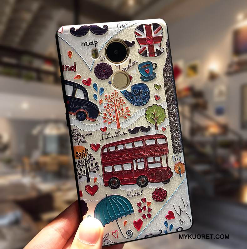 Kuori Huawei Mate 8 Monivärinen Kova Persoonallisuus, Kotelo Huawei Mate 8 Kohokuviointi Murtumaton Puhelimen Kuoret