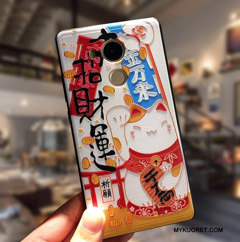 Kuori Huawei Mate 8 Monivärinen Kova Persoonallisuus, Kotelo Huawei Mate 8 Kohokuviointi Murtumaton Puhelimen Kuoret