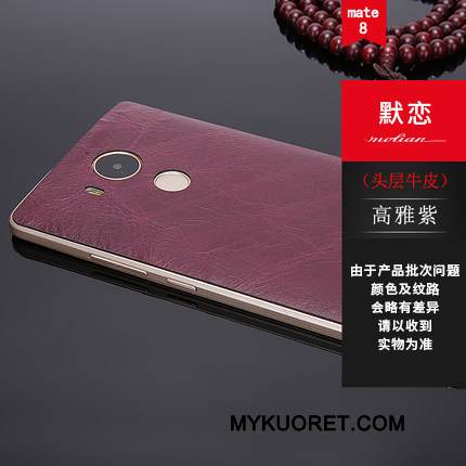 Kuori Huawei Mate 8 Nahka Ohut Puhelimen Kuoret, Kotelo Huawei Mate 8 Monivärinen Ultra Kehys
