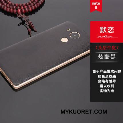 Kuori Huawei Mate 8 Nahka Ohut Puhelimen Kuoret, Kotelo Huawei Mate 8 Monivärinen Ultra Kehys