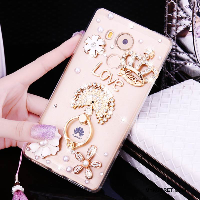 Kuori Huawei Mate 8 Pehmeä Neste Kulta Ripustettavat Koristeet, Kotelo Huawei Mate 8 Suojaus Puhelimen Kuoret Murtumaton