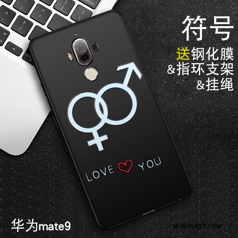 Kuori Huawei Mate 8 Pehmeä Neste Murtumaton Musta, Kotelo Huawei Mate 8 Kohokuviointi Puhelimen Kuoret Pesty Suede