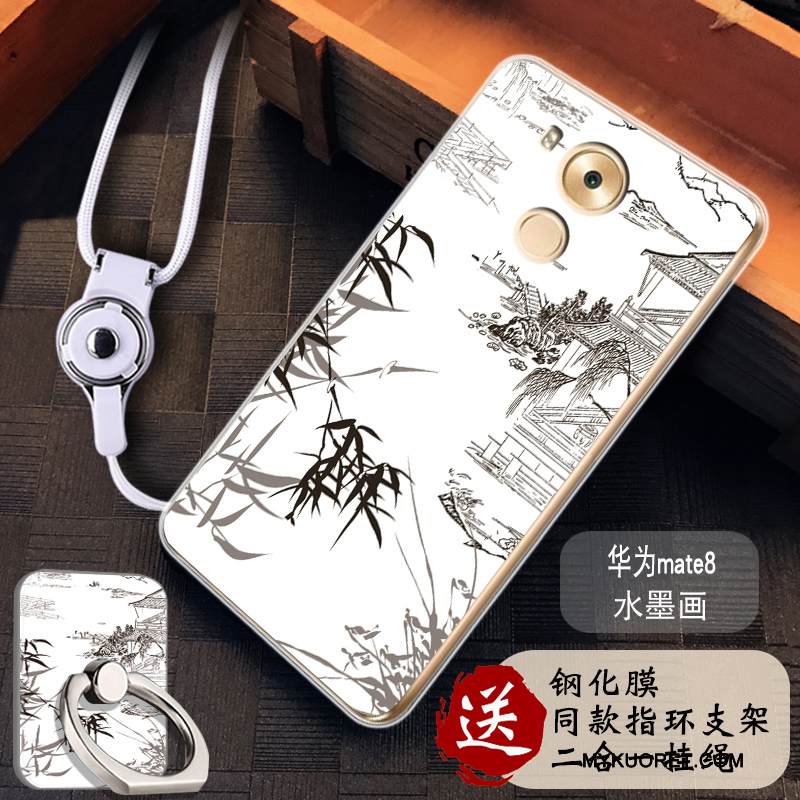 Kuori Huawei Mate 8 Pehmeä Neste Murtumaton Yksinkertainen, Kotelo Huawei Mate 8 Suojaus Puhelimen Kuoret Jauhe