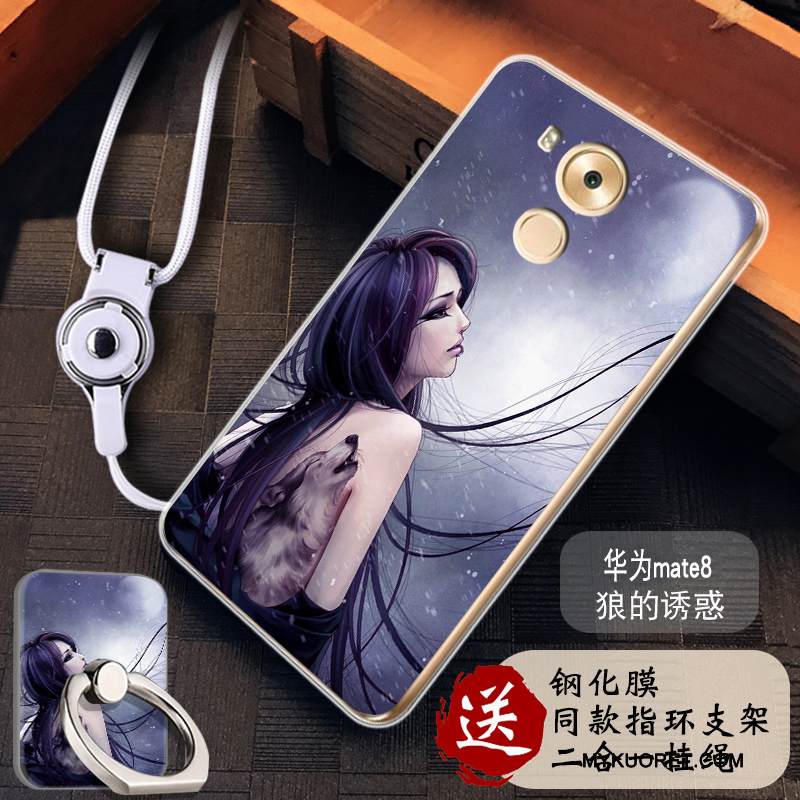 Kuori Huawei Mate 8 Pehmeä Neste Murtumaton Yksinkertainen, Kotelo Huawei Mate 8 Suojaus Puhelimen Kuoret Jauhe