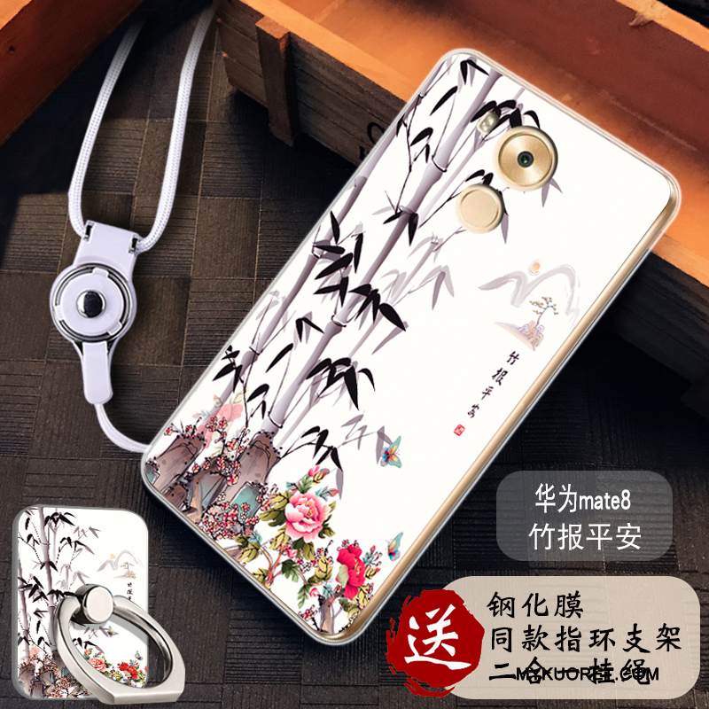 Kuori Huawei Mate 8 Pehmeä Neste Murtumaton Yksinkertainen, Kotelo Huawei Mate 8 Suojaus Puhelimen Kuoret Jauhe