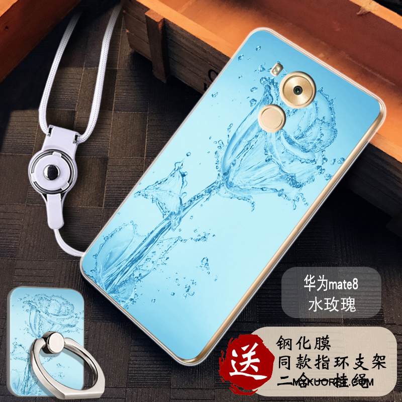 Kuori Huawei Mate 8 Pehmeä Neste Murtumaton Yksinkertainen, Kotelo Huawei Mate 8 Suojaus Puhelimen Kuoret Jauhe