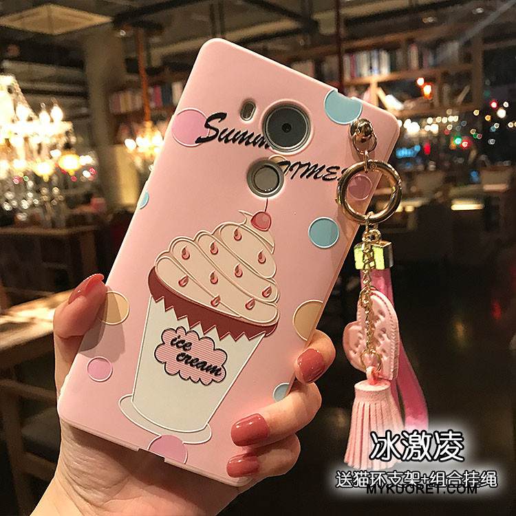 Kuori Huawei Mate 8 Pehmeä Neste Ripustettavat Koristeet Puhelimen Kuoret, Kotelo Huawei Mate 8 Kohokuviointi Pesty Suede Jauhe