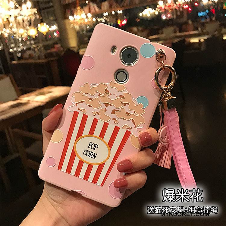 Kuori Huawei Mate 8 Pehmeä Neste Ripustettavat Koristeet Puhelimen Kuoret, Kotelo Huawei Mate 8 Kohokuviointi Pesty Suede Jauhe