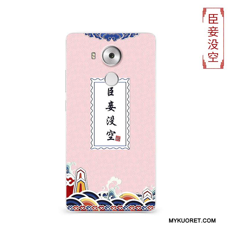 Kuori Huawei Mate 8 Pehmeä Neste Trendi Läpinäkyvä, Kotelo Huawei Mate 8 Kohokuviointi Keltainen Jauhe