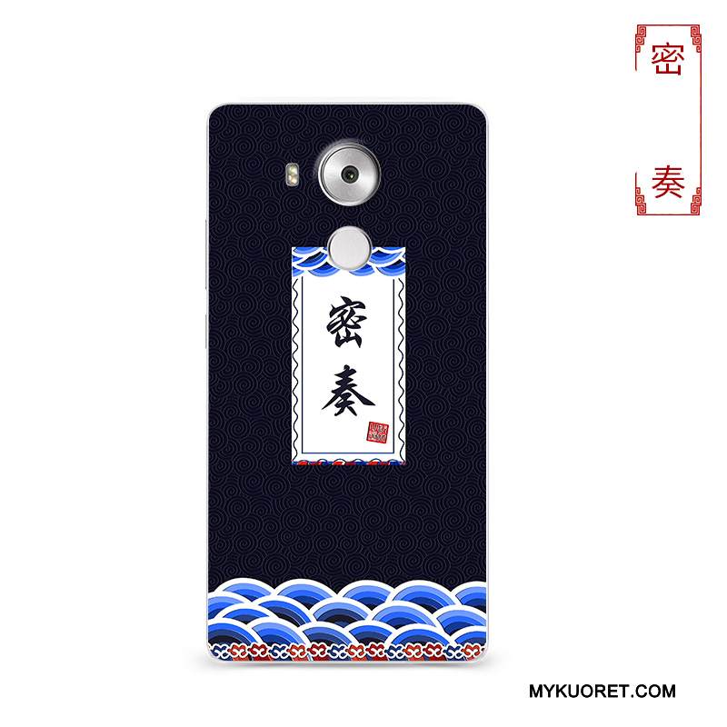 Kuori Huawei Mate 8 Pehmeä Neste Trendi Läpinäkyvä, Kotelo Huawei Mate 8 Kohokuviointi Keltainen Jauhe