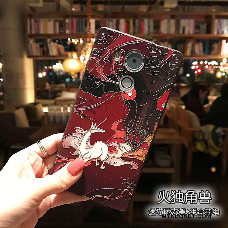 Kuori Huawei Mate 8 Pehmeä Neste Tuuli Nosturi, Kotelo Huawei Mate 8 Kohokuviointi Pesty Suede Puhelimen Kuoret