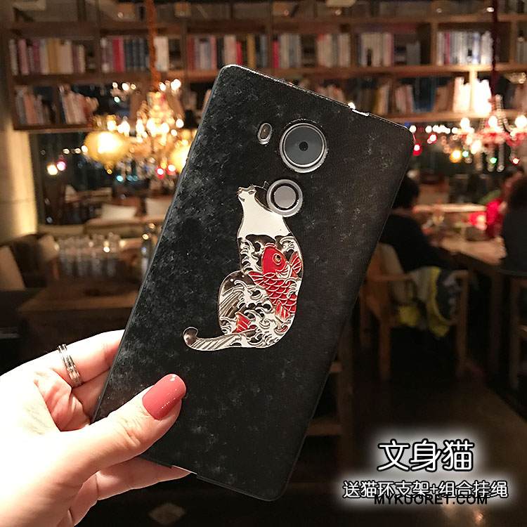 Kuori Huawei Mate 8 Pehmeä Neste Tuuli Nosturi, Kotelo Huawei Mate 8 Kohokuviointi Pesty Suede Puhelimen Kuoret