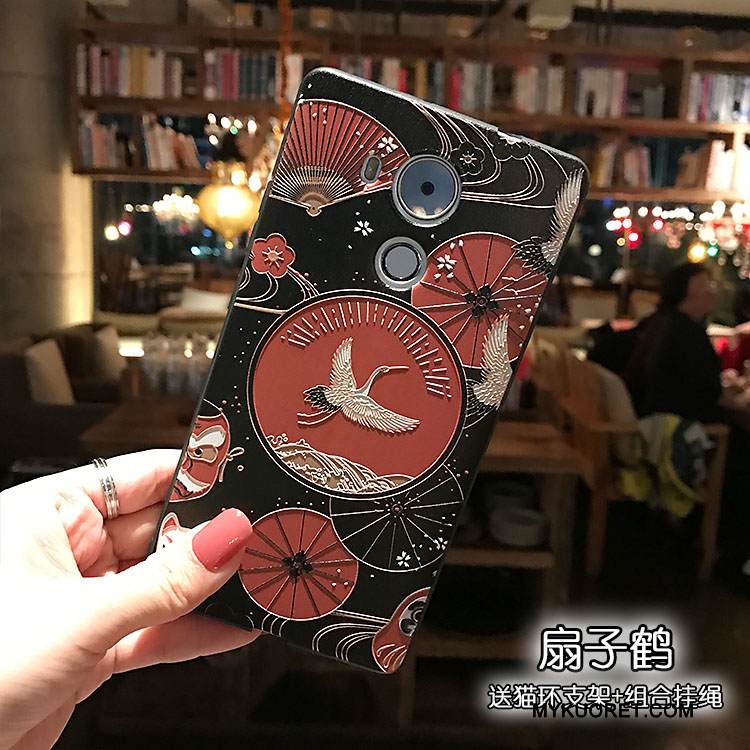 Kuori Huawei Mate 8 Pehmeä Neste Tuuli Nosturi, Kotelo Huawei Mate 8 Kohokuviointi Pesty Suede Puhelimen Kuoret